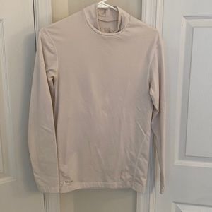Nike thermal long sleeve base layer white shirt size medium